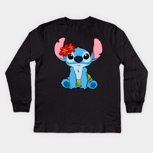 Hawaiian Stitch Kids Long Sleeve T-Shirt